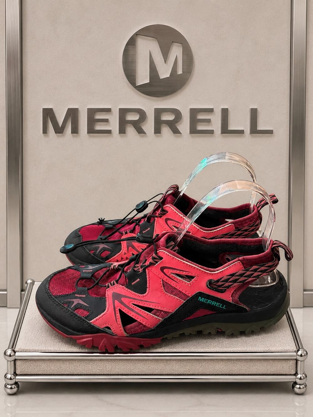 Merrell Capra Rapid Bright Red Water Hiking Shoes Women’s 9 J33698